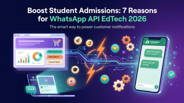 Boost Student Admissions: 7 Reasons for WhatsApp API EdTech 2026