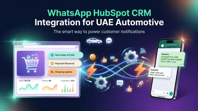 WhatsApp HubSpot CRM Integration for UAE Automotive