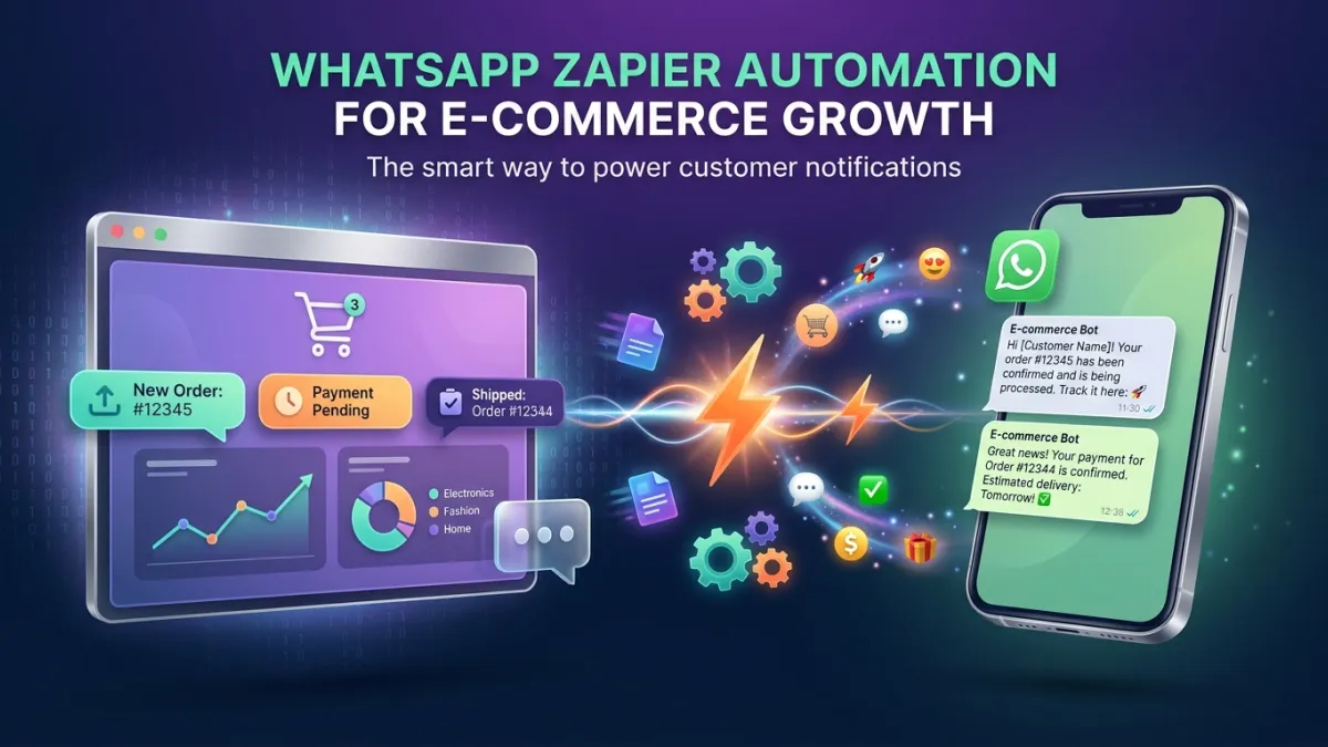 WhatsApp Zapier Automation for E-commerce Growth