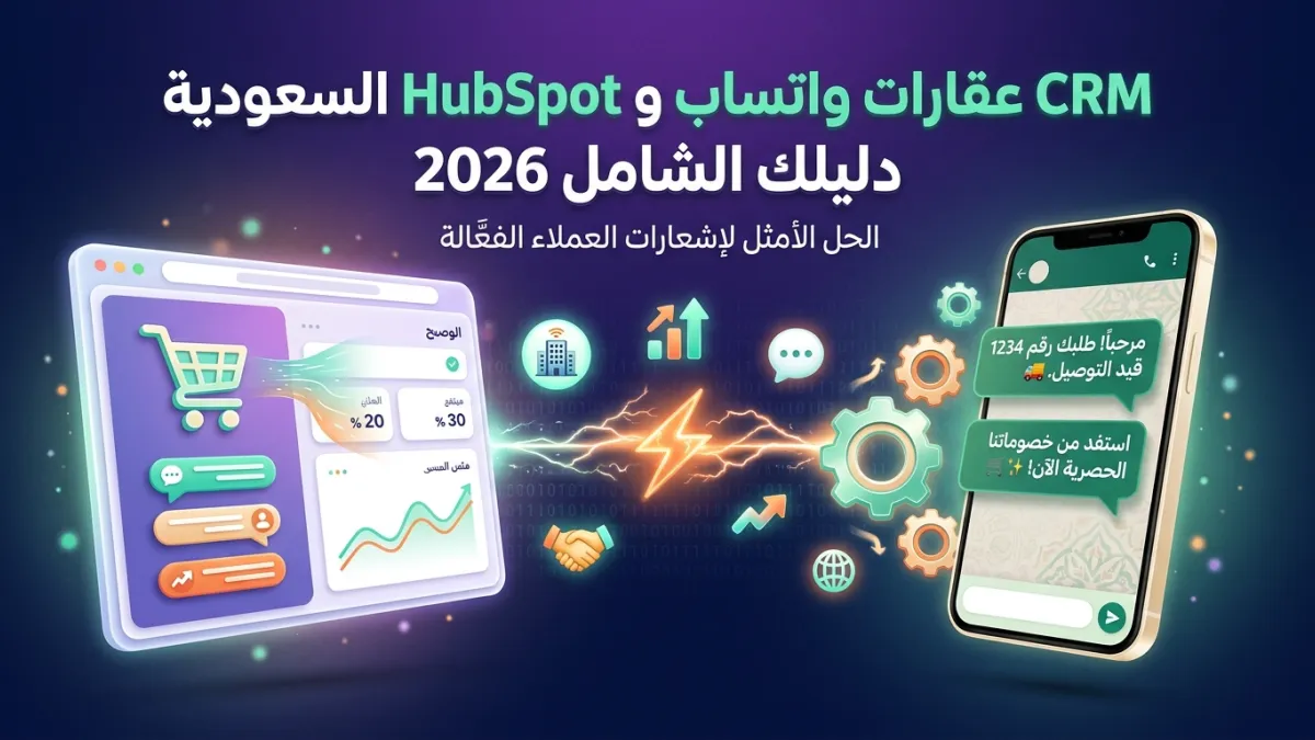 CRM عقارات واتساب و HubSpot السعودية دليلك الشامل 2026