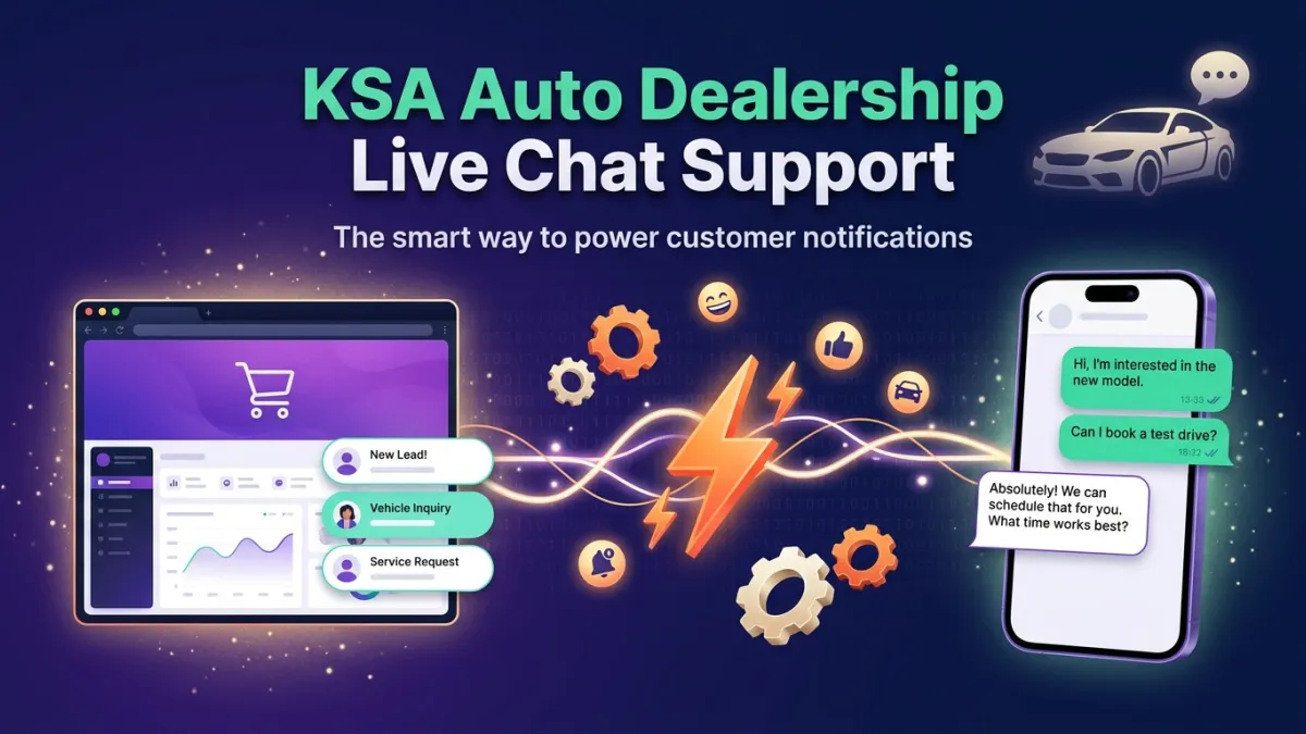 KSA Auto Dealership Live Chat Support