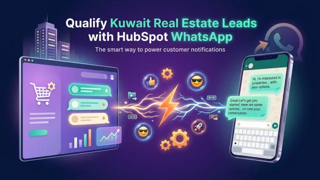 Qualify Kuwait Real Estate Leads with HubSpot WhatsApp