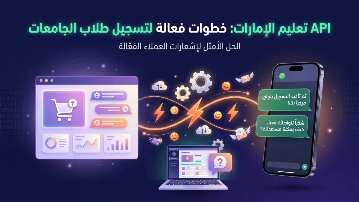 API تعليم الإمارات: خطوات فعالة لتسجيل طلاب الجامعات