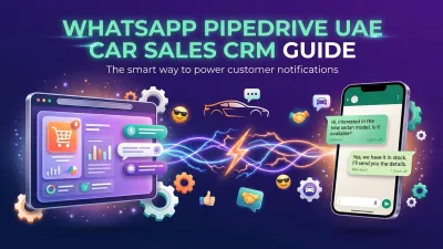 WhatsApp Pipedrive UAE Car Sales CRM Guide