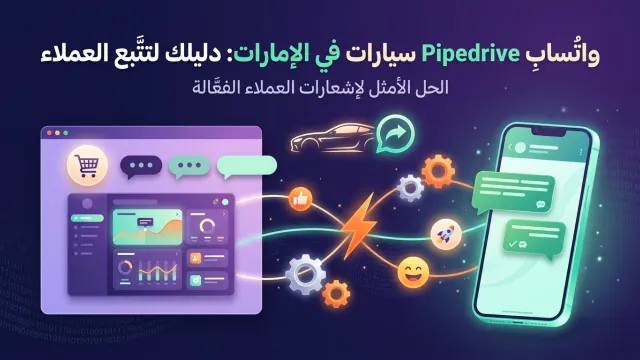 واتساب Pipedrive سيارات في الإمارات: دليلك لتتبع العملاء