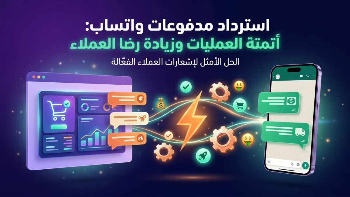 استرداد مدفوعات واتساب: أتمتة العمليات وزيادة رضا العملاء