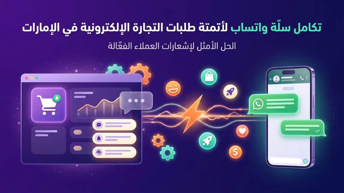 تكامل سلة واتساب لأتمتة طلبات التجارة الإلكترونية في الإمارات