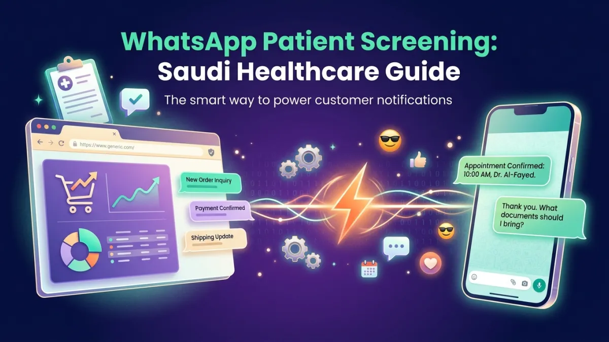 WhatsApp Patient Screening: Saudi Healthcare Guide