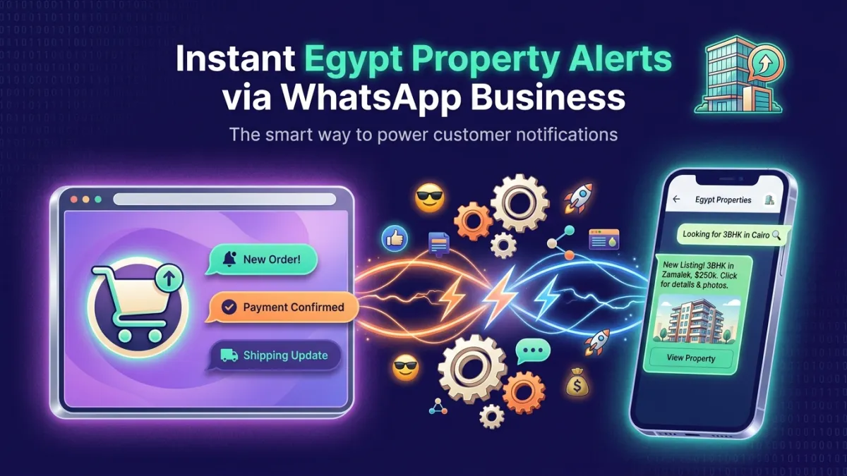 Instant Egypt Property Alerts via WhatsApp Business