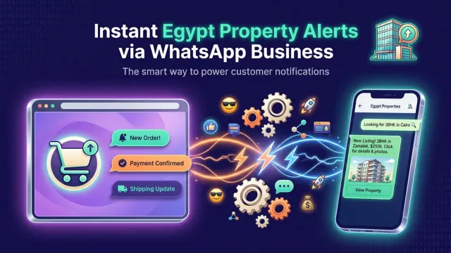 Instant Egypt Property Alerts via WhatsApp Business