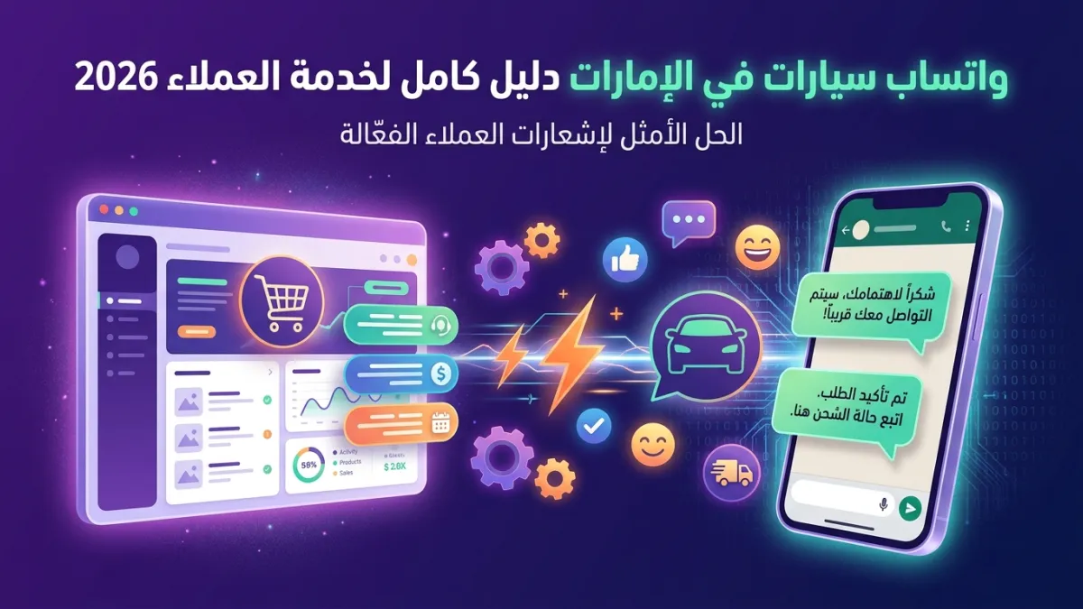واتساب سيارات في الإمارات دليل كامل لخدمة العملاء 2026