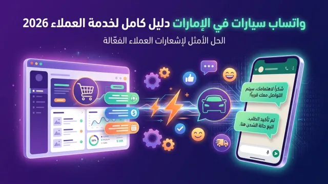 واتساب سيارات في الإمارات دليل كامل لخدمة العملاء 2026