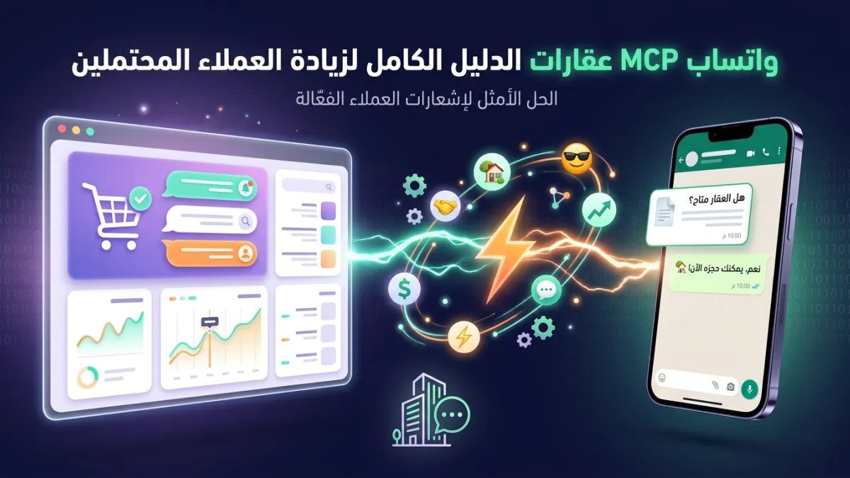 واتساب MCP عقارات الدليل الكامل لزيادة العملاء المحتملين