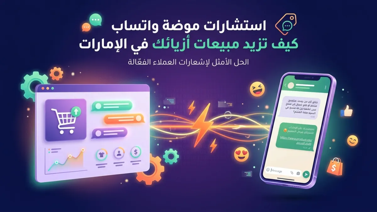 استشارات موضة واتساب كيف تزيد مبيعات أزيائك في الإمارات