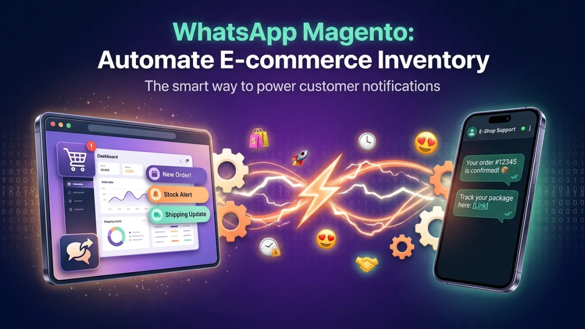 WhatsApp Magento: Automate E-commerce Inventory