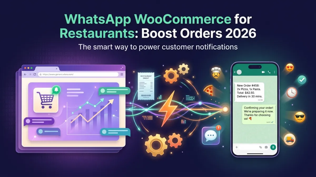 WhatsApp WooCommerce for Restaurants: Boost Orders 2026