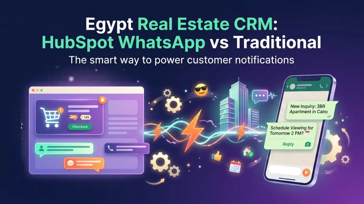 Egypt Real Estate CRM: HubSpot WhatsApp vs Traditional