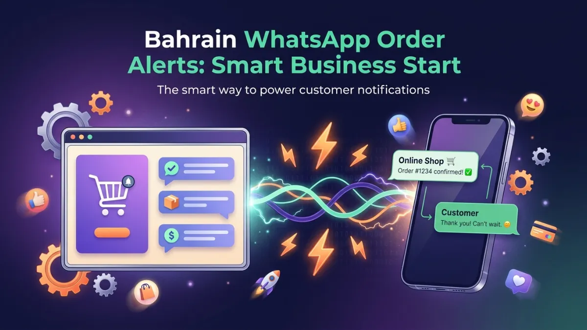 Bahrain WhatsApp Order Alerts: Smart Business Start