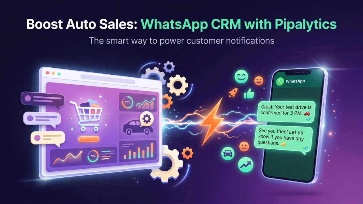 Boost Auto Sales: WhatsApp CRM with Pipalytics