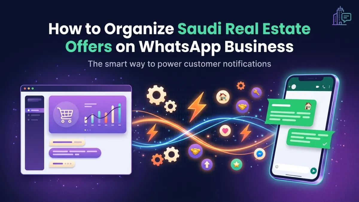 How to Organize Saudi Real Estate Offers on WhatsApp Business