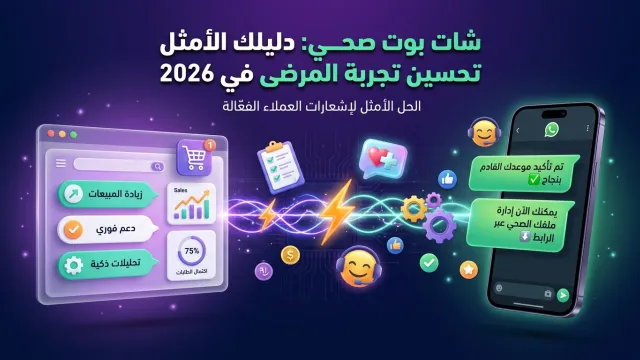 شات بوت صحي: دليلك الأمثل لتحسين تجربة المرضى في 2026