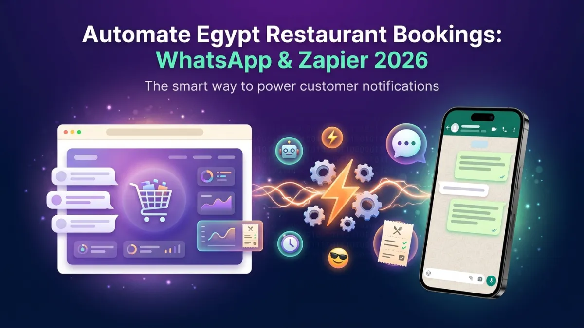 Automate Egypt Restaurant Bookings: WhatsApp & Zapier 2026