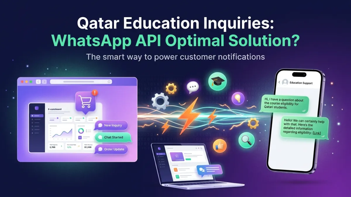 Qatar Education Inquiries: WhatsApp API Optimal Solution?