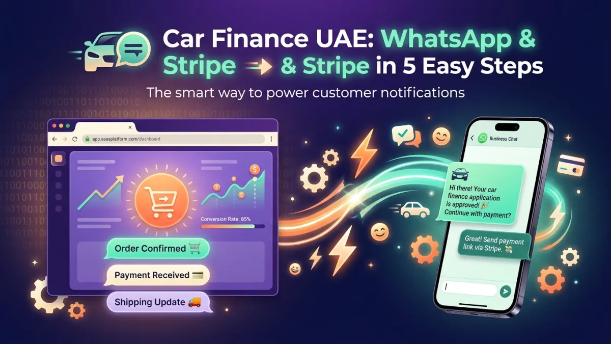 Car Finance UAE: WhatsApp & Stripe in 5 Easy Steps