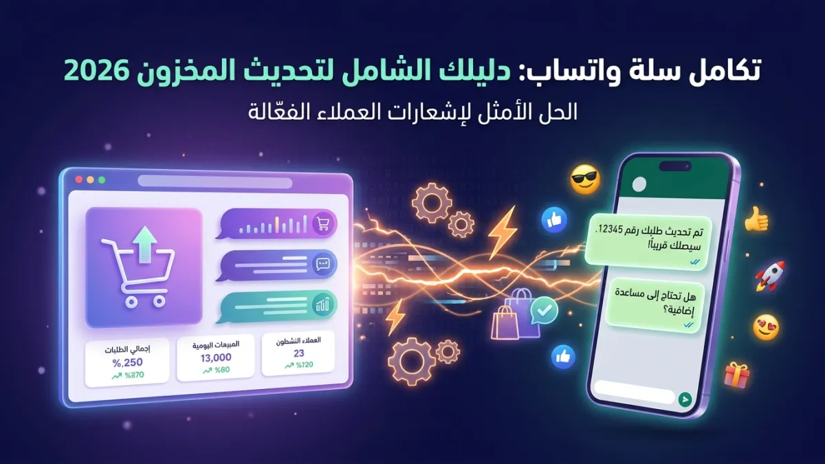 تكامل سلة واتساب: دليلك الشامل لتحديث المخزون 2026