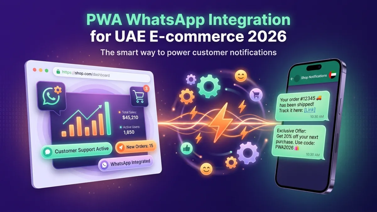 PWA WhatsApp Integration for UAE E-commerce 2026
