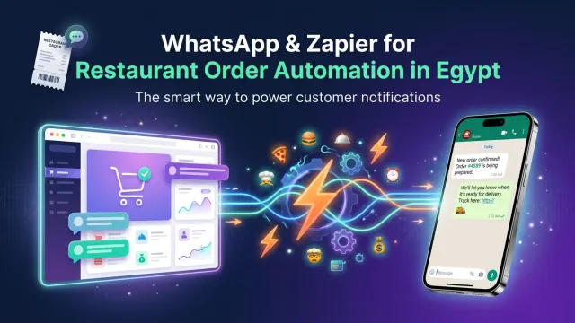 WhatsApp & Zapier for Restaurant Order Automation in Egypt