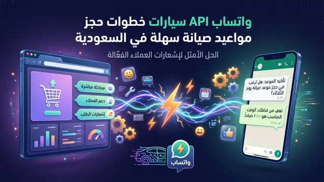 واتساب API سيارات خطوات حجز مواعيد صيانة سهلة في السعودية