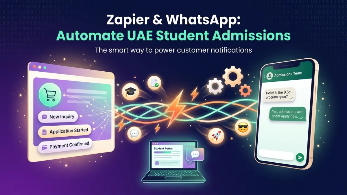 Zapier & WhatsApp: Automate UAE Student Admissions