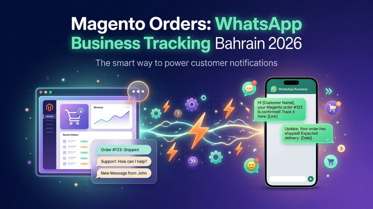 Magento Orders: WhatsApp Business Tracking Bahrain 2026