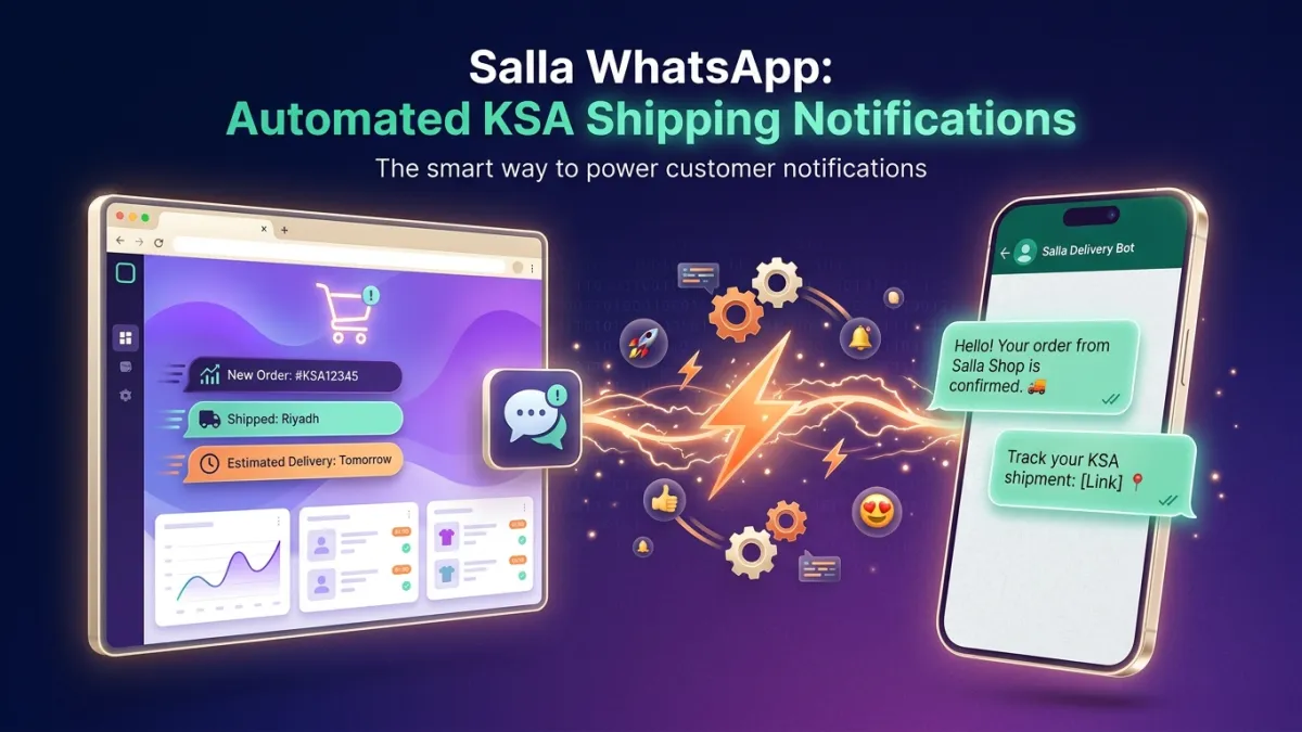 Salla WhatsApp: Automated KSA Shipping Notifications