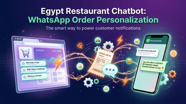 Egypt Restaurant Chatbot: WhatsApp Order Personalization