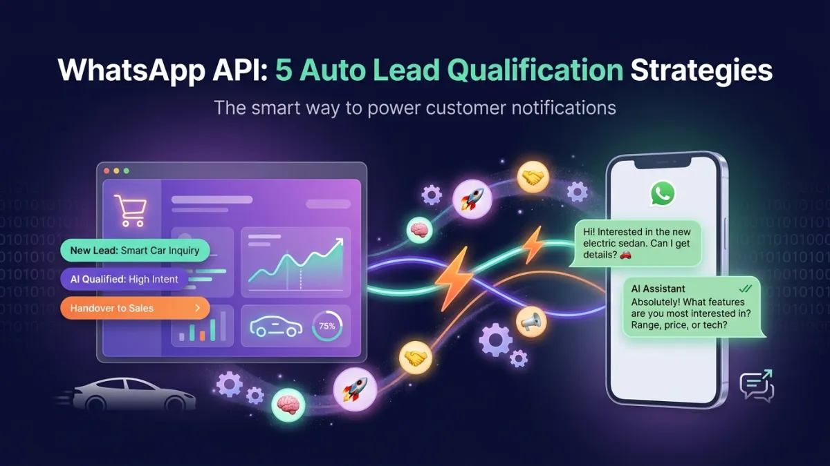 WhatsApp API: 5 Auto Lead Qualification Strategies