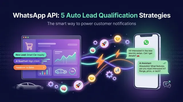 WhatsApp API: 5 Auto Lead Qualification Strategies