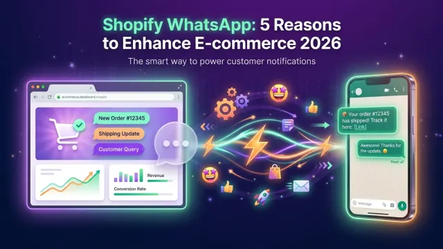 Shopify WhatsApp: 5 Reasons to Enhance E-commerce 2026