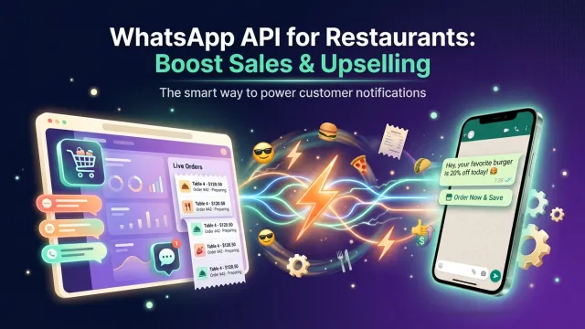 WhatsApp API for Restaurants: Boost Sales & Upselling