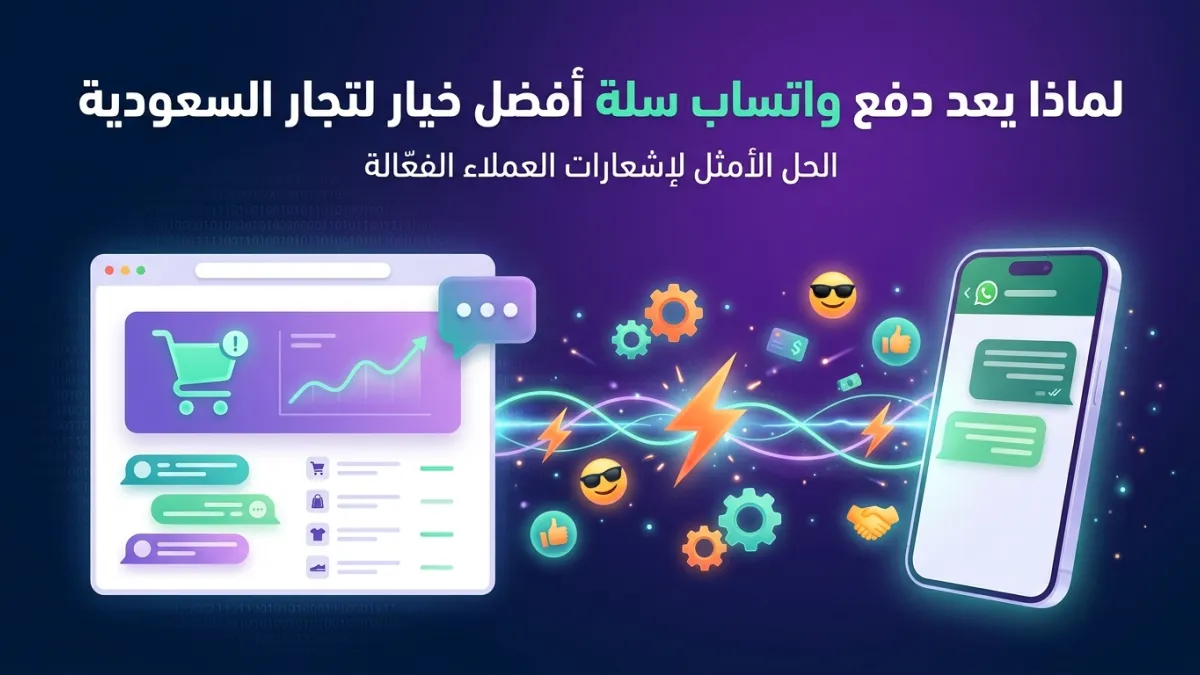 لماذا يعد دفع واتساب سلة أفضل خيار لتجار السعودية