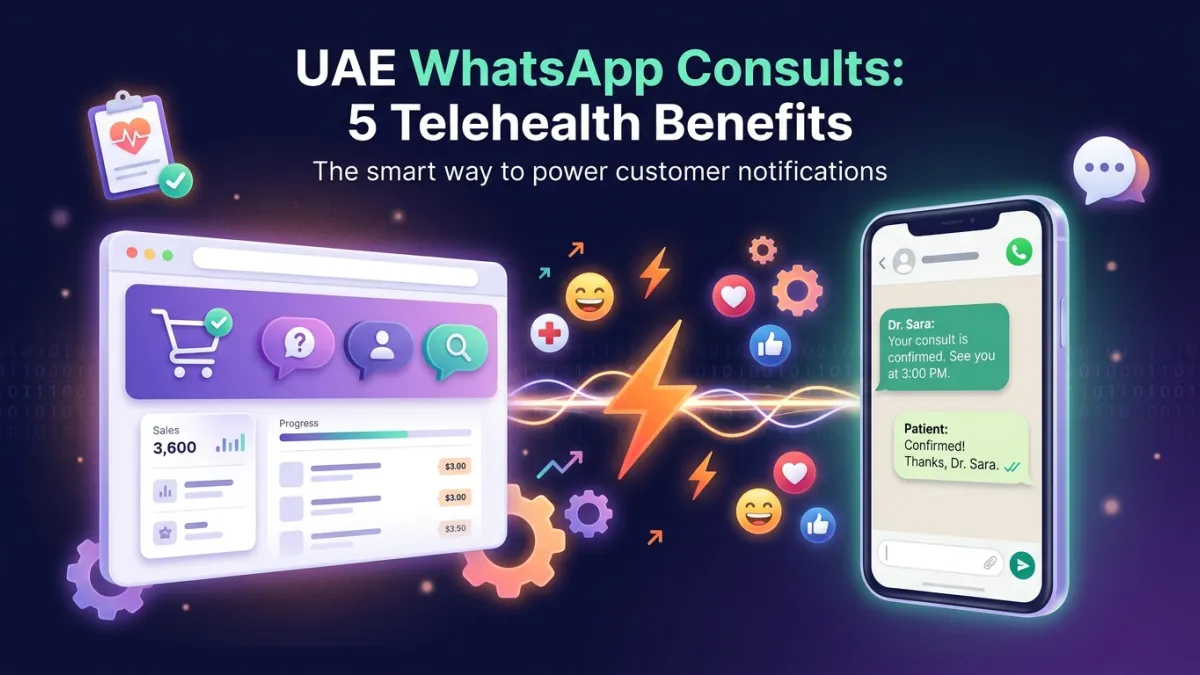 UAE WhatsApp Consults: 5 Telehealth Benefits
