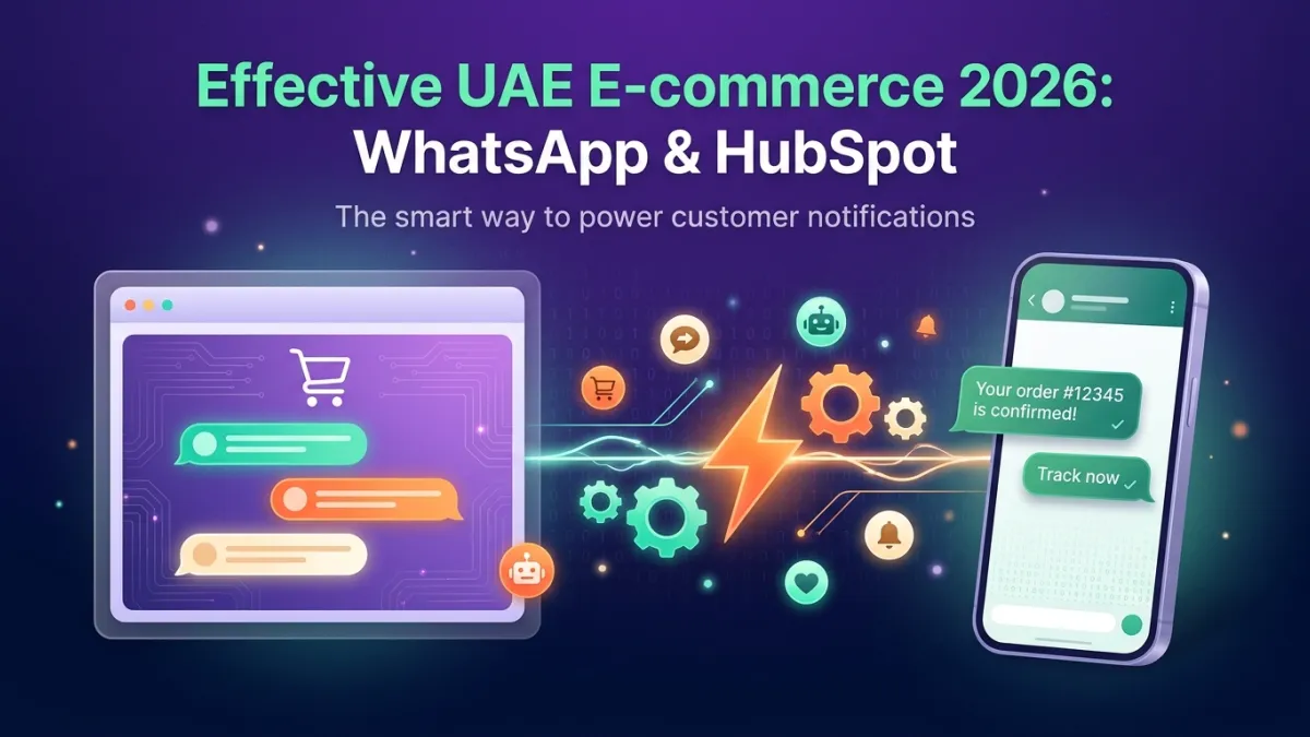 Effective UAE E-commerce 2026: WhatsApp & HubSpot