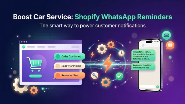 Boost Car Service: Shopify WhatsApp Reminders