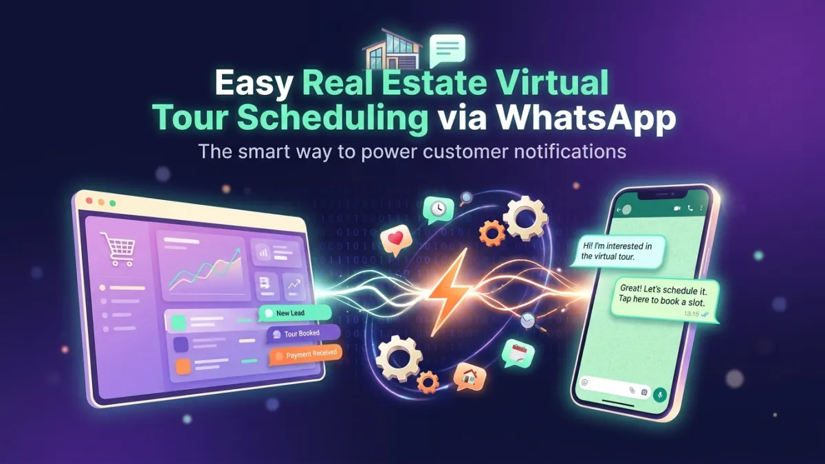 Easy Real Estate Virtual Tour Scheduling via WhatsApp