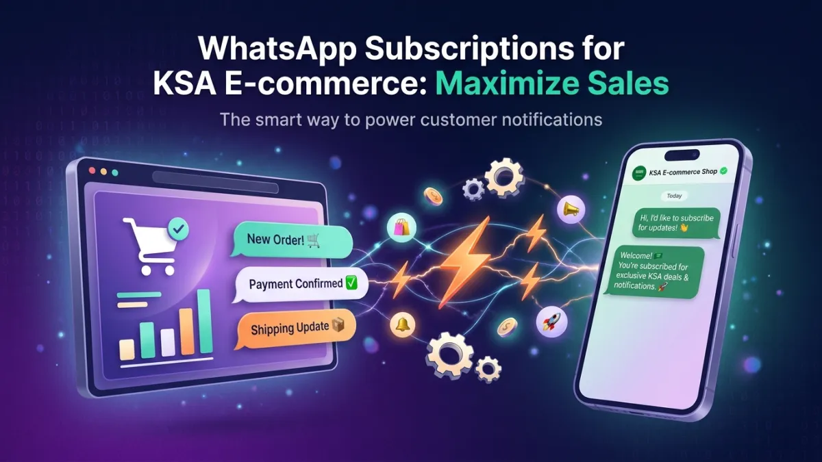 WhatsApp Subscriptions for KSA E-commerce: Maximize Sales