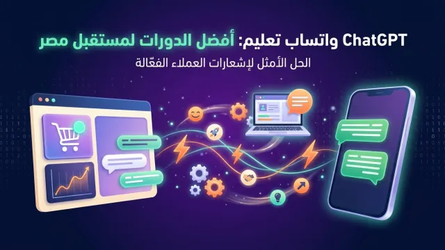 ChatGPT واتساب تعليم: أفضل الدورات لمستقبل مصر