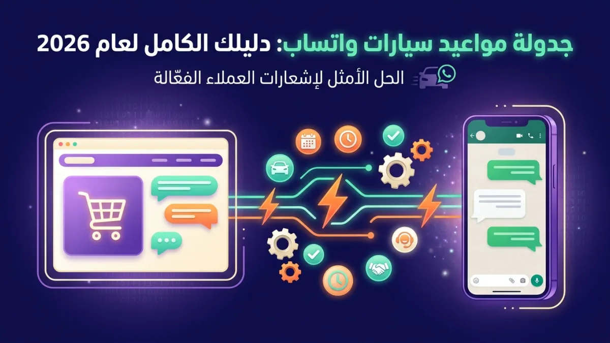 جدولة مواعيد سيارات واتساب: دليلك الكامل لعام 2026