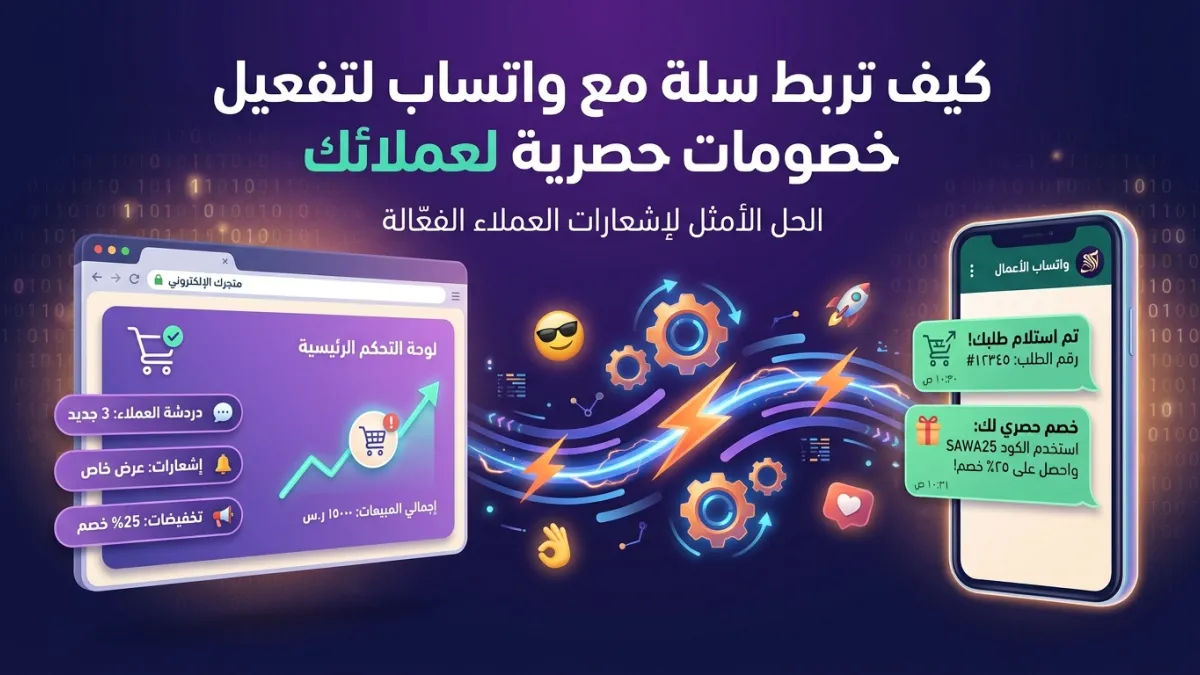 كيف تربط سلة مع واتساب لتفعيل خصومات حصرية لعملائك