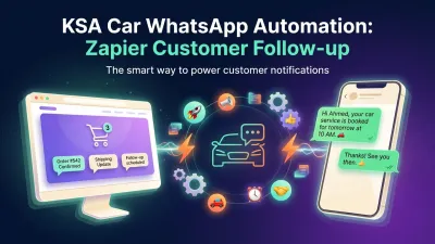 KSA Car WhatsApp Automation: Zapier Customer Follow-up